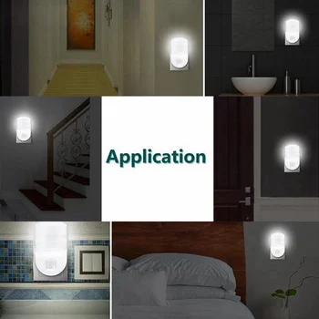Augsta 9 LED PIR Kustības Sensoru Nakts Gaisma Mājās, Priekšnams, Guļamistaba Ligzda Sienas Lampas ES Plug LG66