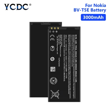 Augstas Kvalitātes 3000mAh RM-1106 RM-1104 RM-110 Litija Akumulators BV-T5E Par Microsoft Nokia Lumia 950 Polimēra Mobilo Telefonu Baterijas