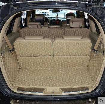 Augstas kvalitātes Speciālās automašīnas bagāžnieka paklāji Mercedes Benz GLS 350d 7seats 2018-2016 kravas starplikas boot paklājus GLS350 auto stils