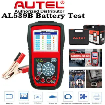 AUTEL AutoLink AL539B OBD2 Kļūdas Kodu Lasītājs Diagnostikas Rīks Skeneris Auto 12V Elektrisko Testa Akumulatora Multimetro Universal