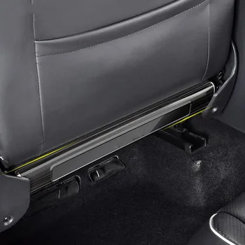Auto Aizmugurējais Sēdeklis anti-kick plate anti-scratch pad nerūsējošā tērauda apdare Piederumi 2gab Par Volkswagen vw Tiguan MK2 2017 2019 2020