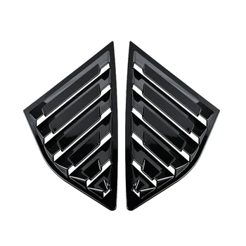 Auto Ceturksnī Sānu Logu Segtu Žalūzijas Scoop Ventilācijas Ford Focus ST MK3 Hečbeks 2012-2018 Spilgti Melna