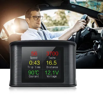 Auto GPS P10 OBD Datoru T600 Automašīnas Ātrums Digitālā Spidometra Rādījums Degvielas Patēriņš Temperatūras tahometrs diagnostikas rīks