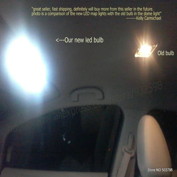 Auto Led Lasījumā, ņemot vērā 2012. Gada Mitsubishi Outlander Sport RVR Dome Kartes bagāžnieka Licences Plāksnes Gaismas 10pc