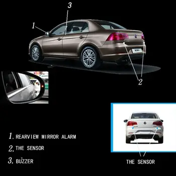 Auto neredzamās Uzraudzības BSD BSA BSM Radaru Noteikšanas Sistēmu, Mikroviļņu Sensors Palīgs Auto Vadītāja Drošības