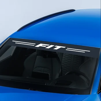 Auto Priekšējā Stikla Apdare Automašīnas Priekšējā Vējstikla Ūdensnoturīgas Uzlīmes Honda Fit Atstarojošs Auto Uzlīmes Uzlīmes Un Piederumi