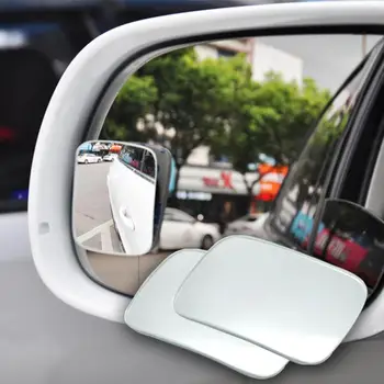 Auto Spoguļi HD Apmalēm Maza, Apaļa Spoguļa Regulēšana Blind Spot Spogulis, Platleņķa Lēca Atpakaļskata Spogulī, Auto Rezerves Daļas