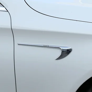 Auto Spārnu Gaisa Naži Vēja Lāpstiņu Emblēmas Uzlīme Žetons Par Mercedes Benz AMG W163 W211 W212 W213 E63 W205 W204 W176 W220 W221 W169