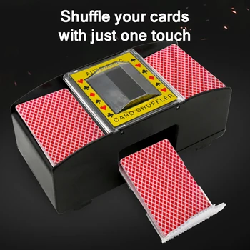 Automātiskā Pokera Card Shuffler Elektronisko Poker Kartes Shuffling Mašīna Ar Bateriju Darbināmas Kārtis Spēlējot Instrumentu Kazino Poker