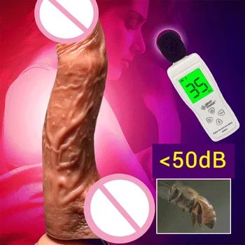 Automātiskā Teleskopiskie Apkures Penis, Dildo Vibratoru Reāli Super Milzīgs Liels Dildo Ar Piesūcekni Seksa Rotaļlietas Sievietēm Sekss Produktu