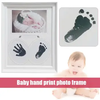 Baby Roku, Izdrukāt Foto Rāmis Handprint Nospiedumu Foto Rāmis Komplektu Jaundzimušajiem-Zēniem, Meitenēm