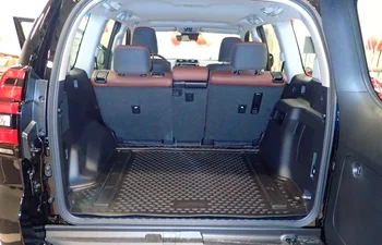 Bagāžnieka paklājs Toyota Land Cruiser Prado 150 2017-2019 bagāžnieka grīdas paklāji, kas nav slīdēšanas poliuretāna netīrumiem bagāžnieka auto stils
