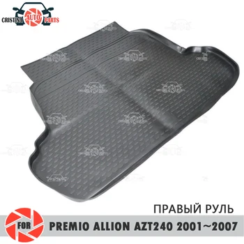 Bagāžnieka paklājs Toyota Premio Allion AZT240 2001. - 2007. gadam bagāžnieka grīdas paklāji, kas nav slīdēšanas poliuretāna netīrumiem aizsardzības bagāžnieka auto stils