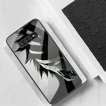 Balinātājs anime Ichigo Kurosaki Luksusa Unikālo Tālruņa Vāks Rūdīta Stikla Samsung S20 Plus S7 S8 S9 S10 Plus Piezīme 8 9 10 Plus