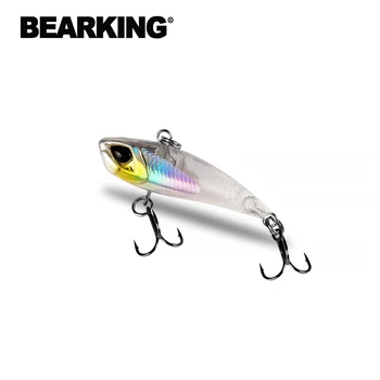 Bearking makšķeres un Karstā modeli, 5gab/daudz zvejas lures grūti ēsmu platgalve 5mixed krāsas, vib(lūpu mazāk) 40mm 3.8 g, grimst