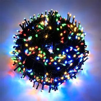 BEIAIDI 10M 30M 20M 50M Saules Powered LED Pasaku String Light 8 Režīmā Āra Kāzu svinības Brīvdienu Ziemassvētku Saules Pasaku Vainags