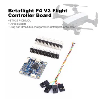 Betaflight F4 V3 Lidojuma Kontrolieris Valdes Iebūvēts Barometrs, kas OSD TF Slots FPV Quadcopter 5V 3A SBEC STM32 F405 MCU ar Accs