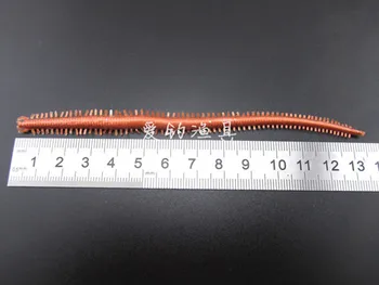 Bezmaksas piegāde 20pcs 13,5 cm Mīksts seaworms ,jūras scolopendra mīksta mākslīgā jūras tārpi labraks un jūras zvejas vilinājums ēsma tārpi