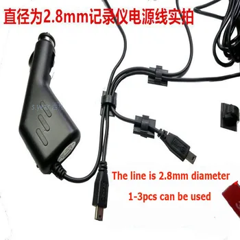 Bezmaksas Piegāde 20pcs/Daudz 3m Līmi PE Putu Auto Kabelis Klipi Kameras USB Lādētāja Vadu Kritums Turētājs Uzlīme Kabeļu Līnijas Apdares