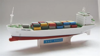 Bezmaksas Piegāde DIY konteineru kuģis elektroenerģijas kuģa modelis var būt virsmas navigācijas Izglītības Rotaļlietas Bērniem Dāvanas