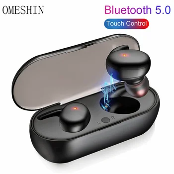 Bezmaksas Piegāde OMESHIN Bluetooth 5.0 Earbuds Taisnība, Bezvadu Austiņas, Dziļi Bass Dvīņi Austiņas Iphone Bluetooth Auss