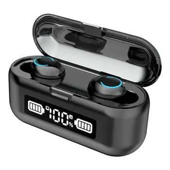 Bezvadu Austiņas Bluetooth 5.0 LED Displejs, Touch 9D Stereo Sporta Mūzika Ūdensizturīgs Earbuds Austiņas Smart Tālruni