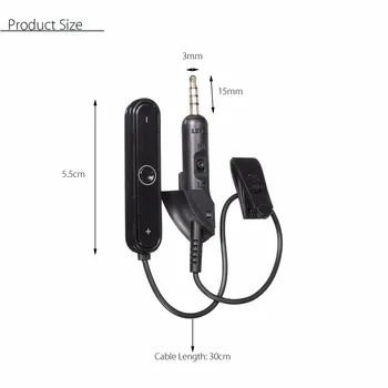 Bezvadu bluetooth Adaptera Kabeli W/ USB Par Bose par QuietComfort QC15 Austiņas Uztvērēja Savienojums Kabeļu Mobilajiem Telefoniem