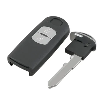 BHKEY 2 Pogas Smart Auto Atslēgu Mazda CX-3 CX-5 2 3 Lūku 6 Vagonu 433mhz Auto Tālvadības Atslēgu ID49 Čipu SKE13E-01 vai SKE13E-02