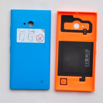 BINYEAE Oriģinālā Plastmasas Akumulatora Vāciņu Nokia Lumia 730 / 735 Aizmugures Mājokļu Atpakaļ Gadījumā, ja Ar NFC+Sānu Taustiņi 730/735 Aizstāt Daļu
