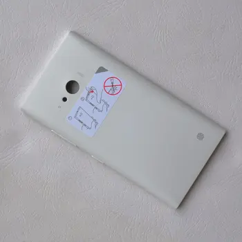 BINYEAE Oriģinālā Plastmasas Akumulatora Vāciņu Nokia Lumia 730 / 735 Aizmugures Mājokļu Atpakaļ Gadījumā, ja Ar NFC+Sānu Taustiņi 730/735 Aizstāt Daļu