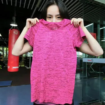 BIVIGAOS Treniņu Apģērbu Sievietēm, kas Augsti Elastīgs Pavasara Vasaras Īsām Piedurknēm T-krekls Aerobika, Drēbes, T Krekls, Sieviešu Topi Blusas Sievietēm