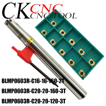 BLMP0603R-C16-16-160-2T BLMP0603R-C20-20-160-3T BLMP0603R-C20-20-120-3T Ātri-barības roughing CNC rīks BLMP 0603R millinginsert