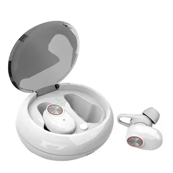 Bluetooth 4.2/5.0 Taisnība, Sporta Austiņas Earbuds 15H Ilgums 3D Stereo Skaņas Austiņas ar kārbas gadījumā DSP digitālā trokšņa samazinājums