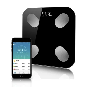 Bluetooth Grīdas Svari Ķermeņa Masas Vannas istaba Mēroga Smart Backlit Displejs Ciparu Skalas, Ķermeņa Svaru, Ķermeņa Tauku, Ūdens, Muskuļu Masas BMI