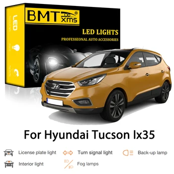 BMTxms Canbus Par Hyundai Tucson, Ix35 2010-Auto LED Eksterjera Interjera Spuldzes Autostāvvieta Pagrieziena Signāla Reverse Licence Plate Light