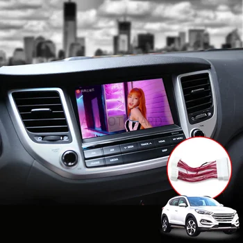 Braukšanas Video Auto Ekrānu Apskates Interjera Pārveidošana Video Auto Oriģinālo Auto Līnijas Par Hyundai Tucson-2018