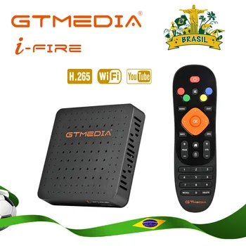 Brazīlija GTmedia Jaunu IFIRE Smart TV Kastē 4K iebūvētu Wifi, HD 1080P H. 265 Youtube Interneta Mediju, kas top Box