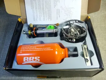 BRS-8 Naftas/Gāzes daudzfunkcionāls Plīts Kempings Krāsnis Piknika Gāzes Plīts Āra virtuves Plītis ar Mazumtirdzniecības Box ar Gāzes Uzpilde Adapteri