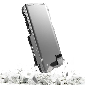 Bruņas Karalis Nerūsējošā Tērauda Metāla Flip Case For Samsung Galaxy S10 Plus S10E s10 5G, Ņemiet vērā, 10 Triecienizturīgs Vāks S9 S9 plus S7 S8