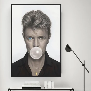 Bubble Gum Karaliene Sienas Art Print Elizabete Bowie Ziemeļvalstu Plakātu Attēls Audekls Krāsošana Sienas, Attēlus Dzīvojamā Istaba Moderni Dekori