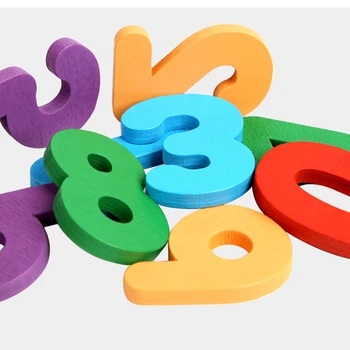 Bērniem Mācību Priekšlaicīgu Mācību līdzekļu Toddler Izglītības Rotaļlieta Koka Skaitu, Saskaņojot saskaitīšana un Atņemšana Matemātikas Rotaļlietas Bērniem