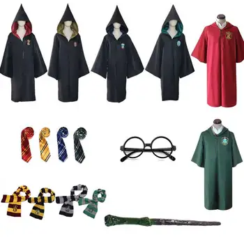 Bērniem Pieaugušo Ravenclaw Apmetnis Cosplay Krekls Burvju Skolas Drēbes Vienotu Vednis Hermione Halloween Kostīms