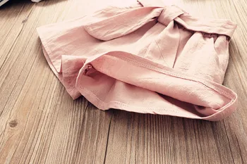 Bērnu Meiteņu Apģērbs Līdz 2018. Jaunu Kokvilnas Izšūti Ziedu T-krekli + Kaklasaiti tīrtoņa Krāsas Bikses 2gab Bērniem, Komplekti Bērnu Apģērbt