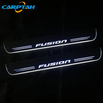 CARPTAH Moving LED Gaismas, Durvis, Palodzes Pretnodiluma Plāksnes Ceļš Dinamisku Streamer Gaismu Ford Fusion 2013 - 2018 2019