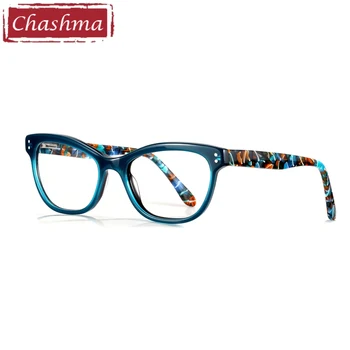 Chashma Firmas Acetāta Materiāla Sieviešu Briļļu Modes Tendence Stilīgs Students Recepšu Brilles Rāmis Sievietēm, Optiskās Brilles