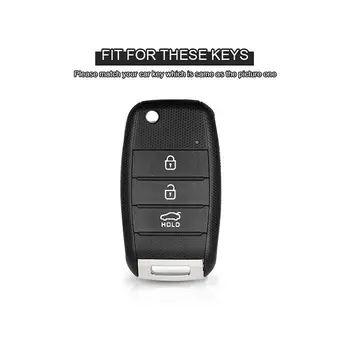 Cinka Sakausējuma Auto Tālvadības Atslēgu Fob Gadījumā Metāla Vāciņu Keychain Par Kia Optima K5 Sorento Carens Forte Keychain, Soma, Auto Piederumi