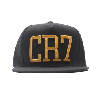 Cristiano Ronaldo CR7 beisbola cepure kokvilnas regulēšana 3D izšuvumi kaulu CR7 snapback cepure vīriešiem, sievietēm gadījuma sporta cepures