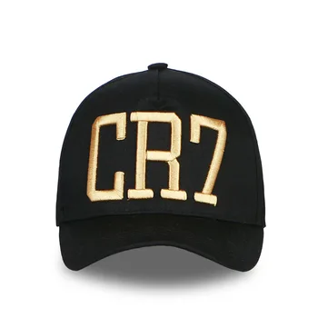 Cristiano Ronaldo CR7 beisbola cepure kokvilnas regulēšana 3D izšuvumi kaulu CR7 snapback cepure vīriešiem, sievietēm gadījuma sporta cepures