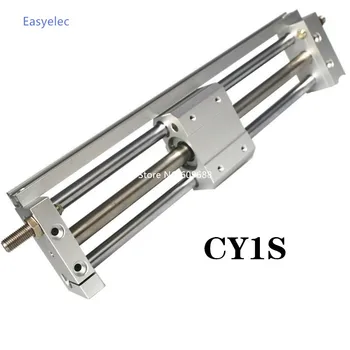 CY1S CY1S15 Storke100-500mm Magnētisko Sakabes Rodless Cilindru Pneimatiskais Cilindrs CY1S15-100 CY1S15-200 CY1S15-300 CY1S15-400