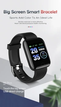 D13 Sieviešu Sporta Sirds ritma Smart Skatīties 116 Plus Smart touch skatīties Aproce Pulksteņi Smart Joslā Vīriešu Ūdensnecaurlaidīgs Smartwatch 2020